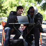 Patrick McConlogue and Leo the Homeless Coder